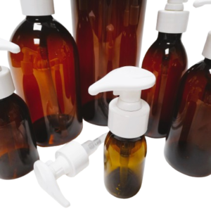 Botella-plastico-PET-topacio-bomba-dosificadora-blanca-Fusté