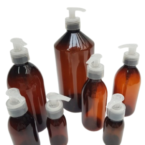 Botella-plastico-PET-topacio-bomba-dosificadora-natural-Fusté