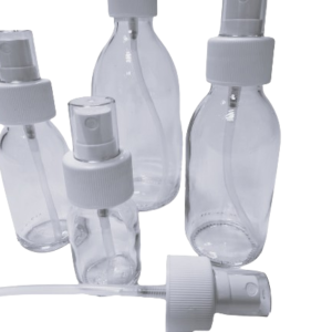 Frasco-vidrio-aligerado-transparente-atomizador-blanco-Fusté