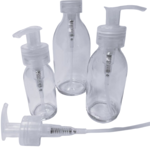 Frasco-vidrio-aligerado-transparente-bomba-dosificadora-natural-Fusté