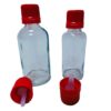 Frasco-vidrio-transparente-tapon-precinto-rojo-gotero-incorporado-Fusté
