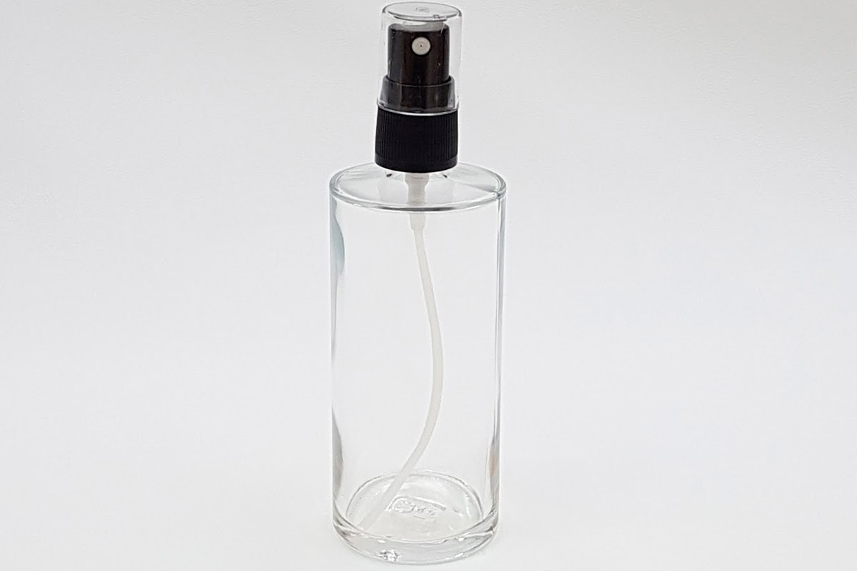 Botella de vidrio con pulverizador transparente - 500ml • Esturirafi