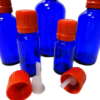Frasco-vidrio-azul-cobalto-tapon-precinto-rojo-gotero-incorporado-Fusté