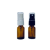 Frasco-vidrio-topacio-10-ml-Pilfer18-con-atomizador-plastico-blanco-o-negro-Fusté