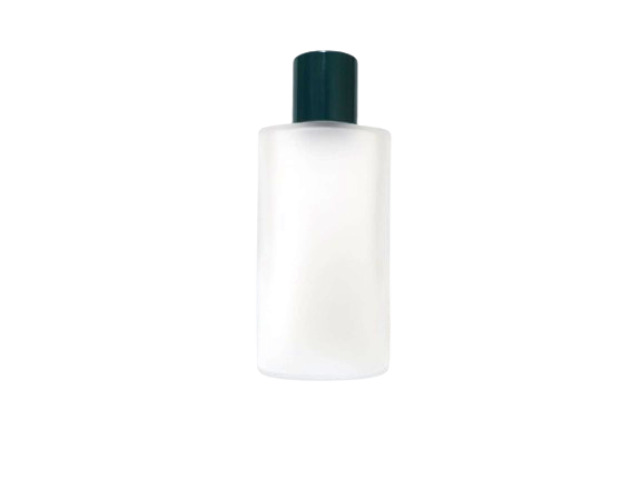 Perfumería-Oval-vidrio-matizado-200-ml-tapa-roscada-verde-Fusté