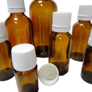 Frasco-vidrio-topacio-tapón-precinto-blanco-Fusté