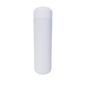 Botella-plástico-cilíndrica-blanca-520-ml-tapón-doble-faldón-blanco-con-gotero-Fusté
