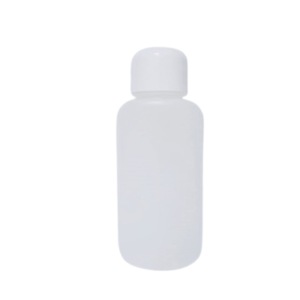 Botella-plástico-ovalada-natural-500-ml-tapón-doble-faldón-blanco-con-gotero-Fusté