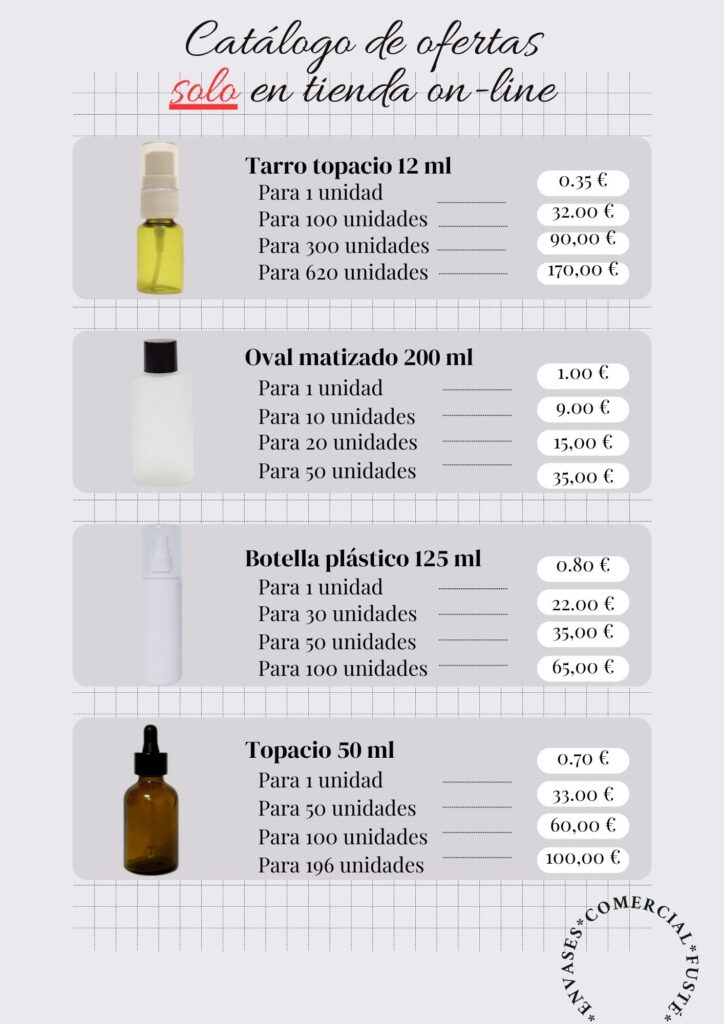 """Catálogo de ofertas""" Fusté